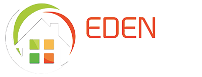 logo Eden Habitat huisseries PVC alu fenêtre porte volet Saintes Saujon Royan Charente-Maritime 17